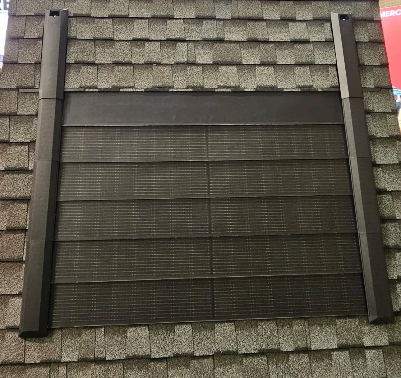 GAF Timberline Solar Shingles on display