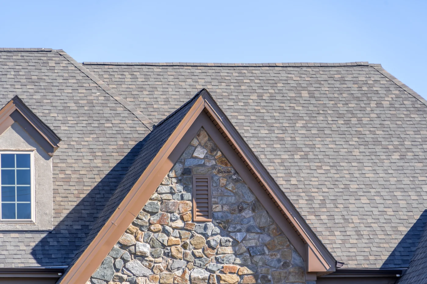 A brand new roof installed in the Austin, TX area